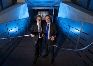 Vic Bellanti and Derek Mackay MSP (left to right), officially opened the site in October 2014