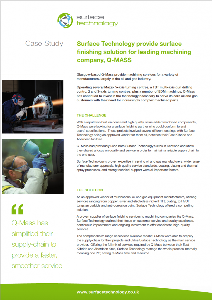 Case Studies | Surface Technology UK